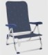 Silla mediana plegable azul