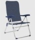 Silla alta plegable azul