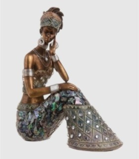 Figura africana de decoración