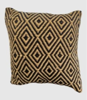 black tiki cushion