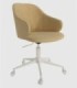 Silla escritorio elevable Zurich mostaza