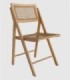 Silla plegable Bruna natural