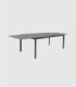 Mesa comedor extensible Themis negro