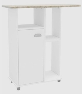 Mueble para planchar Asfeld blanco