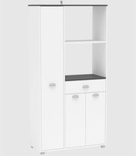 Buffet Asfeld 3 puertas y 1 cajon blanco